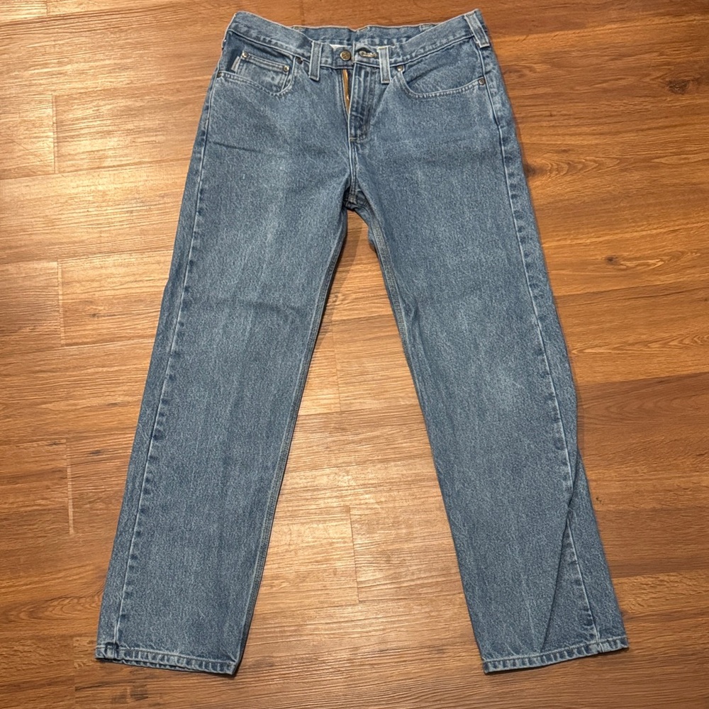 Carhartt Men's Blue Straight Jeans
